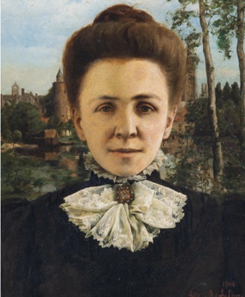 A Woman in Bruges, 1904 (Léon Mechelaere) (1880-1964)